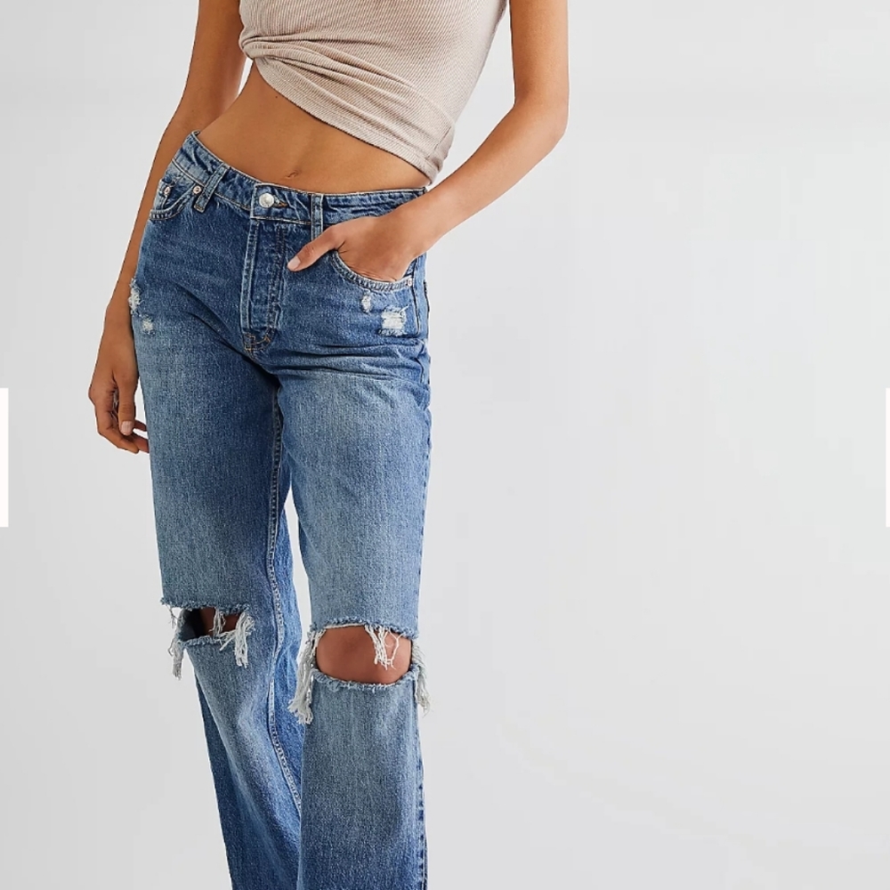 Free People Wild Flower Jean